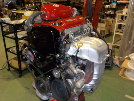 SW20 MR2 エキマニ取付