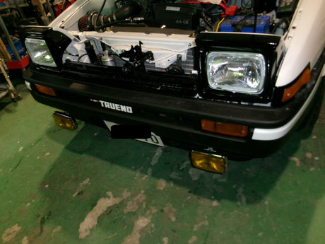 AE86 early model Trueno restoration