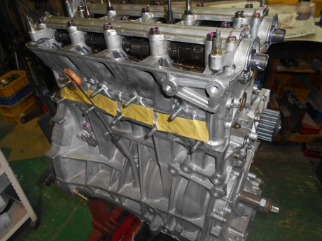 EF8 CR-X カムシャフト組付け