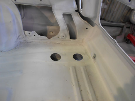 AE86 レビン レストア 室内塗装 プラサフ