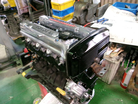AE92 ４AG カムカバー タイミングベルトカバー