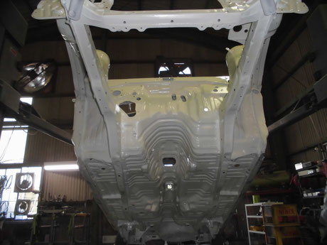 AE86 トレノ 下廻り クリヤ塗装
