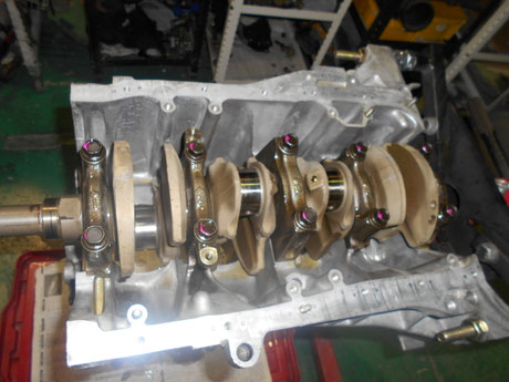 EF8 CR-X クランクシャフト組付け