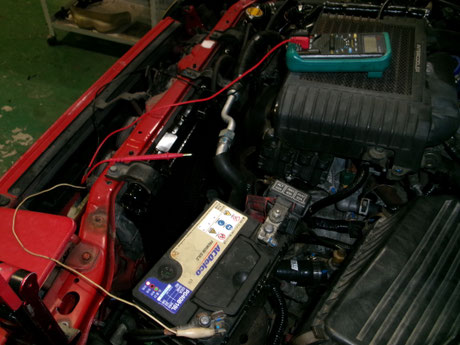 AE92 電動ファン修理