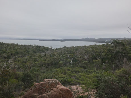 Blick zurück in die Great Oyster Bay