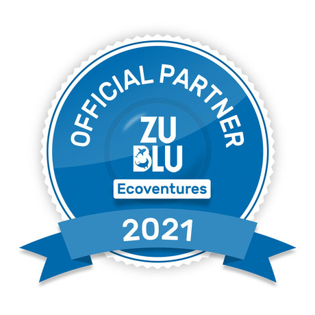Official partner poster for ZuBlu Eco Adventures 