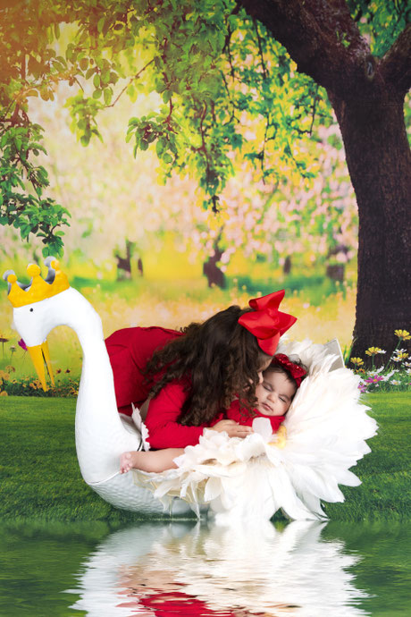 newbornshoot met kleertjes