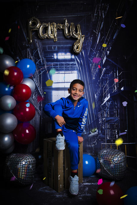 Let's Party Thema Fotoshoot