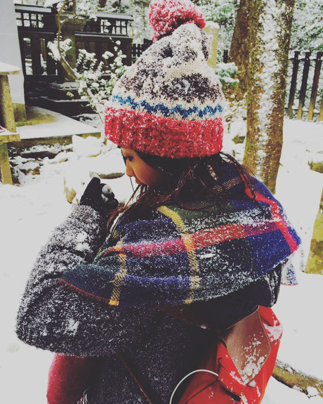わたしも雪だるまになってしまった