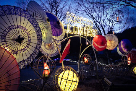 京都らしいクリスマスの飾りつけ