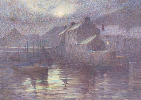 Herbert Butler 'Moonlight, Polperro'