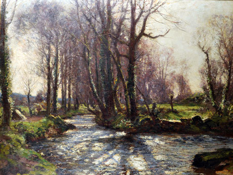 John Noble Barlow  'The Stream, Lamorna' (RA 1914)