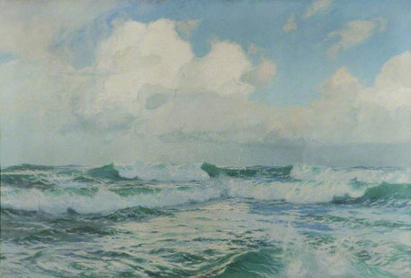 Julius Olsson 'A Song of the Sea' (Worcester Art Gallery - Art UK)