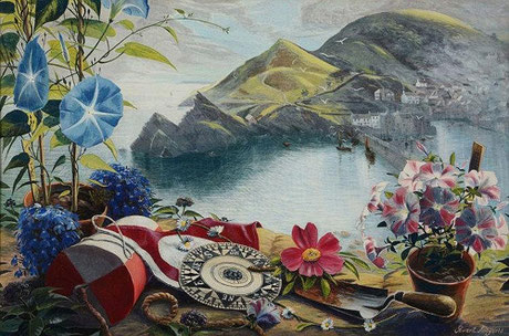 Stuart Armfield  'Polperro from the artist's house'