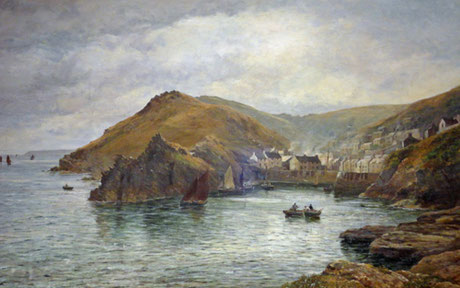 William Borrow   'Polperro' (RA 1885)