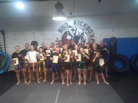 Prüfung K-1 Kickboxen - Erwachsenengruppe