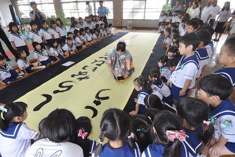 2013/7/2・一宮警察署・剱正幼稚園・七夕