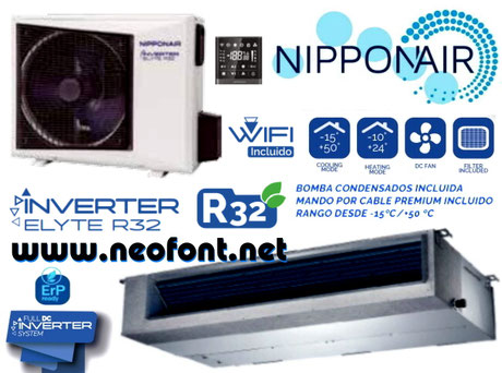 NIPPON AIR ELYTE CONDUCTOS INVERTER R-32
