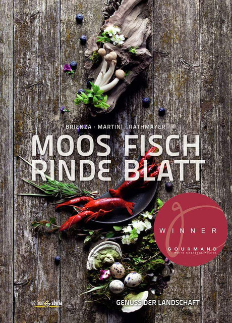 Titelbild: Moos Fisch Rinde Blatt - GOURMAND WORLD COOKBOOK AWARDS - PRIX PRATO