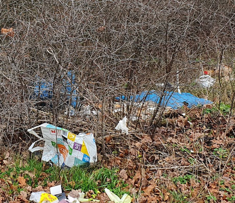 Illegale Müllentsorgung in Salzwedel.