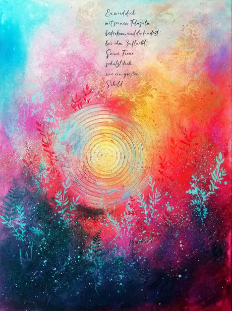 abstrakte Kunst - Malerei - Acrylmalerei - Struktur