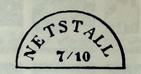 Halbkreisstempel bahnamtlich im Gebrauch ab etwa 1860