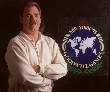 Mike Plant as CEO of the Goodwill Games 1998
