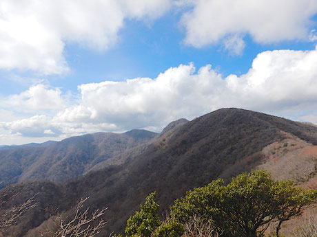 馬の背、万三郎岳、戸塚山