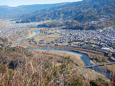 城山山頂より