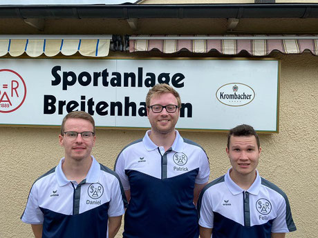 Die "jungen" Wilden vom Galgenkopf: v. l:Daniel Kockerbeck; Patrick Demsa; MF Felix Krenz