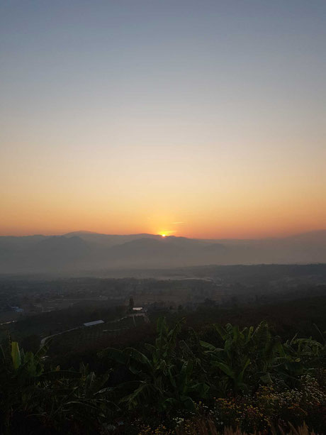Sonnenaufgang in Pai