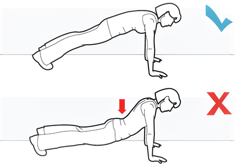 Doing push-ups correctly