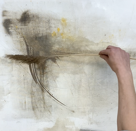 ein abstraktes Kunstwerk entstanden im Atelier Künstlerstreich.
