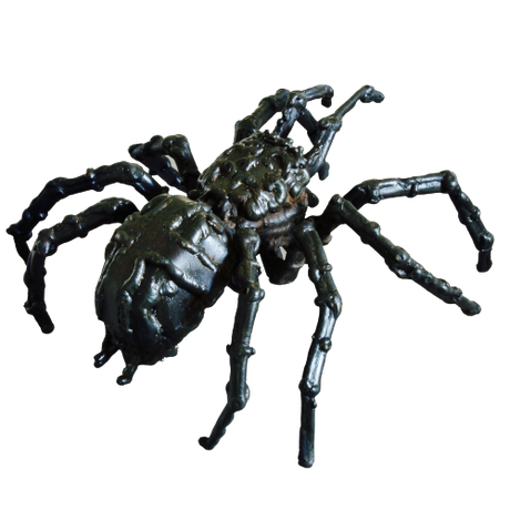 metal art sculpture figurative David Vanorbeek France spider araignée spin tarantula