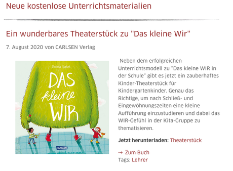 Theaterstück: Das kleine WIR