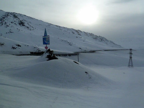 Road survey in kyrgyzstan