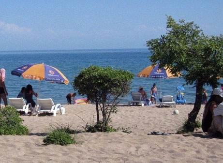 Issyk-Kul lies nestled in the Kyrgyz Tienshan Mountains