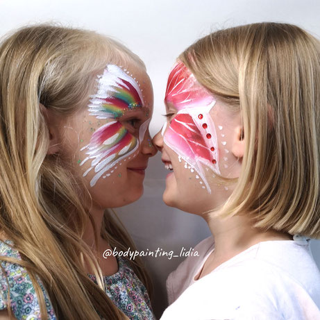Ich biete Kinderschminken und Bodypainting nicht nur in Potsdam, sondern auch in Teltow, Werder und Ludwigsfelde an.