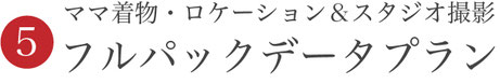 【⑤ママ着物付き・フルパックデータプラン】