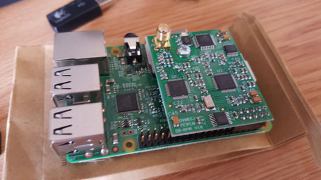 Raspberry Pi3 ready with DV-Mega fitted