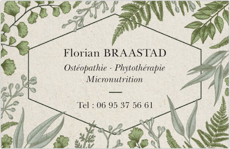 Florian BRAASTAD - Ostéopathie, Phytothérapie et Micronutrition