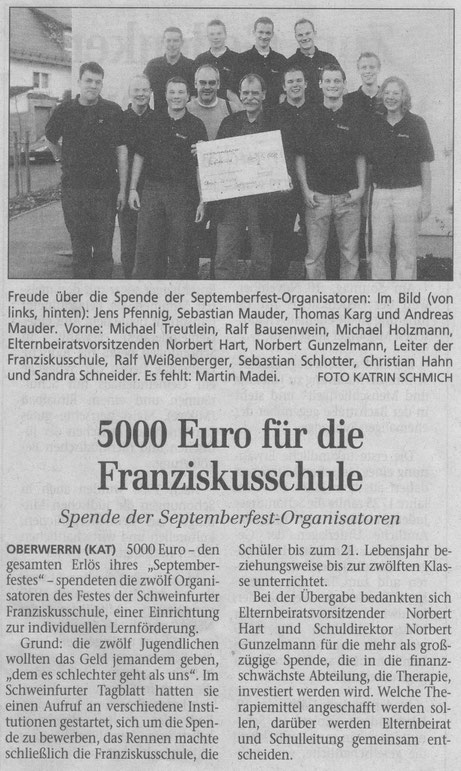 22.10.2002 Schweinfurter Tagblatt