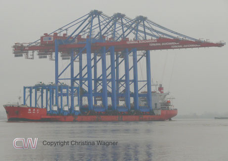 Die Containerbrücken für den HHLA Terminal CTB waren vollständig vormontiert.