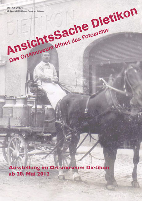 Ausstellungsflyer Ausstellung AnsichtsSache Dietikon