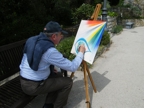 Gianpiero Actis at Villa della Regina, Bordighera