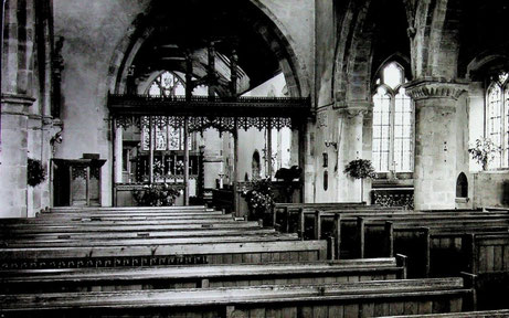 Church interior, mid 20th century