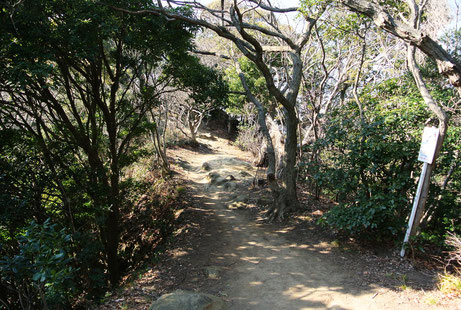 神武寺へのハイキングコース