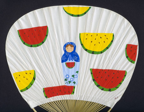 2015年作品「夏休み」団扇