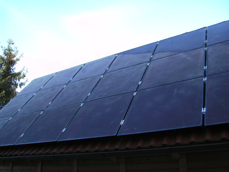 Solarmodule schwarz