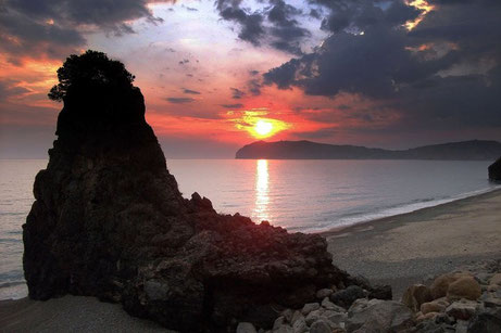 Spiaggia della Vela - Tramonto